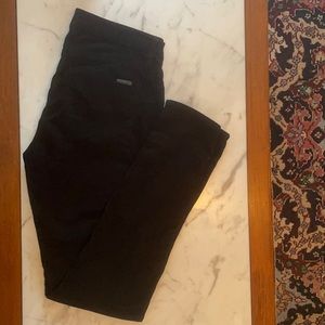 Hudson mid rise black skinny cords
